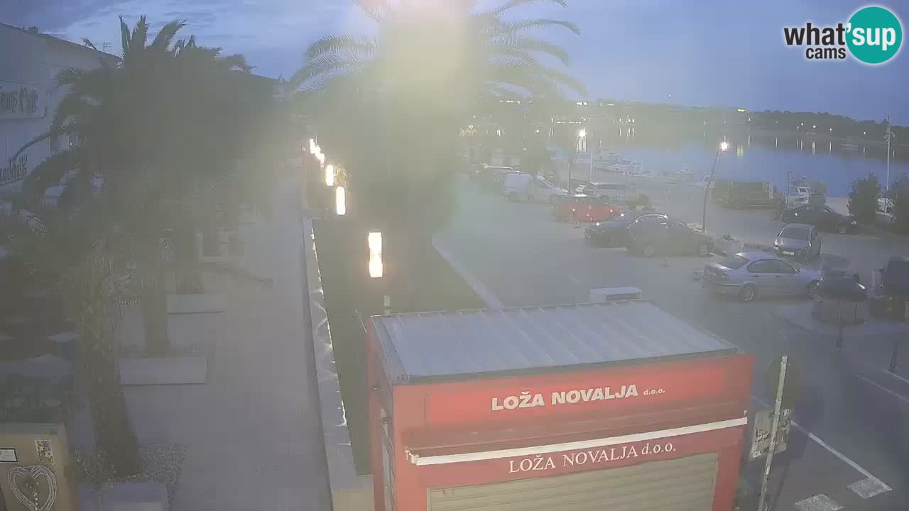 Webcam live Novalja – Obala Petra Krešimira IV