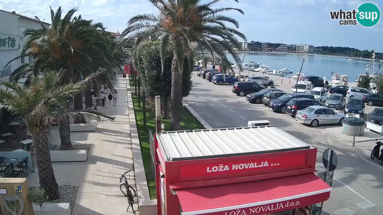 Webcam live Novalja – Obala Petra Krešimira IV