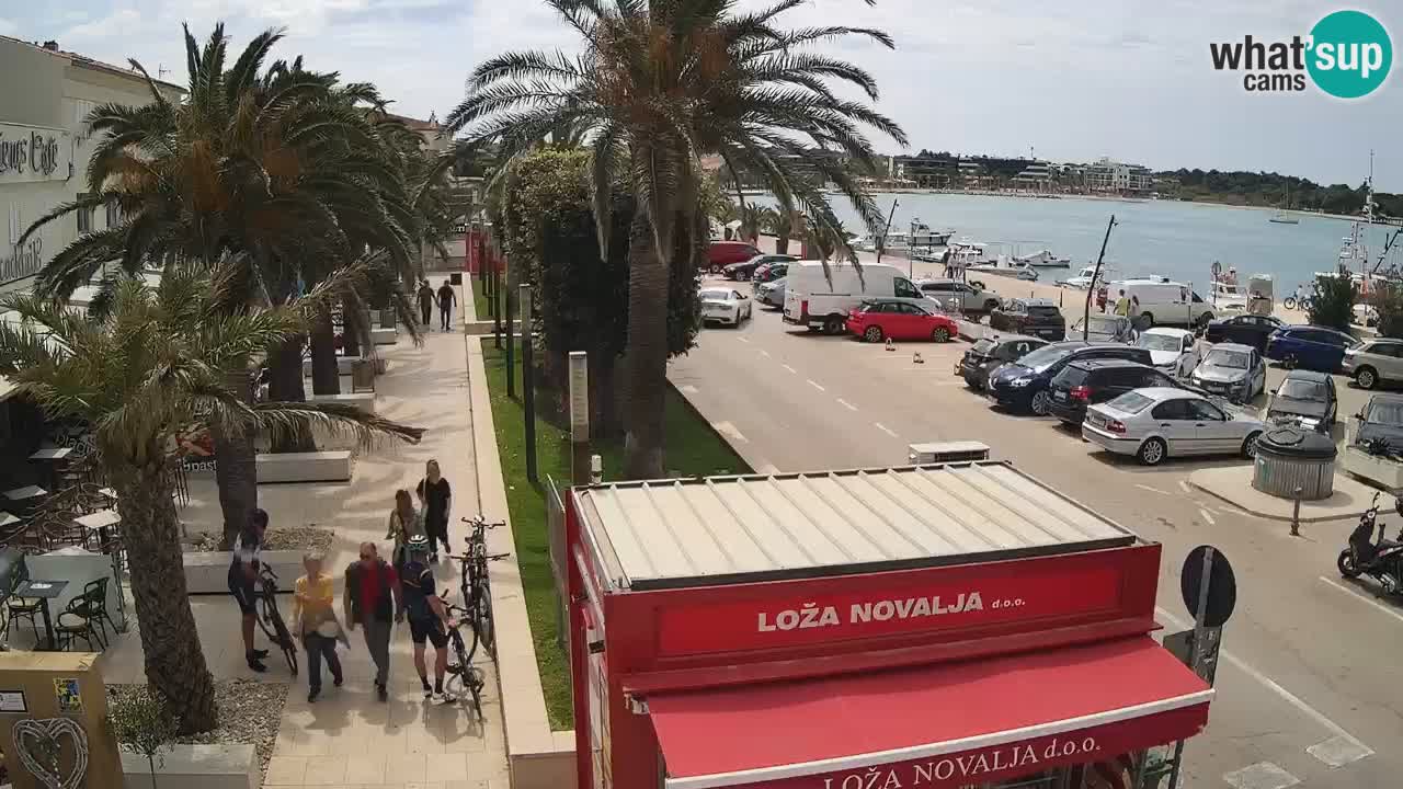 Webcam Novalja – Obala Petra Krešimira IV