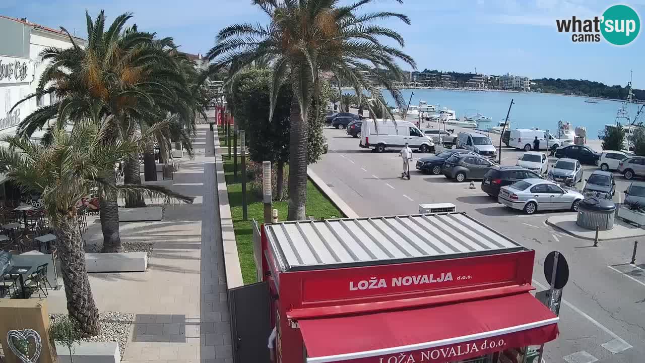 Live cam Novalja – Obala Petra Krešimira IV