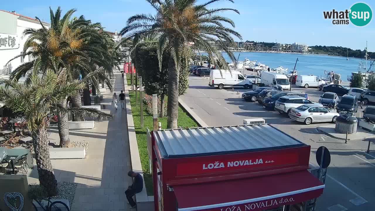 Live cam Novalja – Obala Petra Krešimira IV