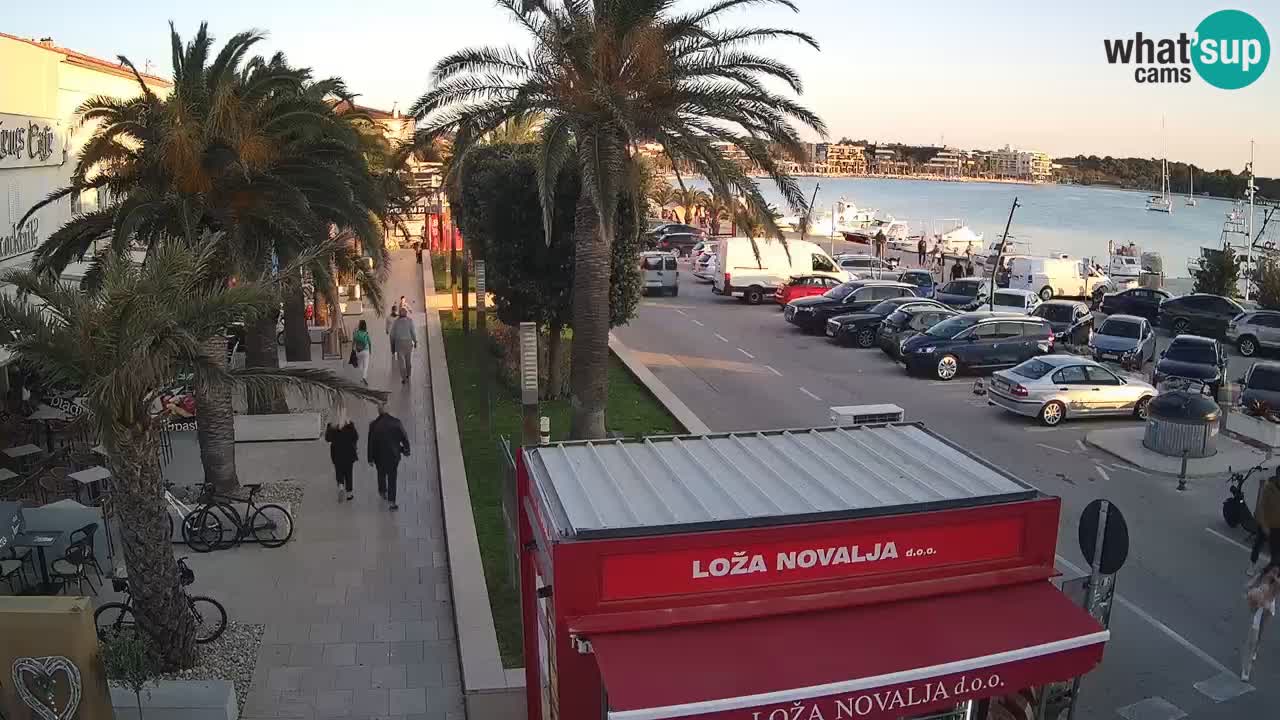 Live cam Novalja – Obala Petra Krešimira IV