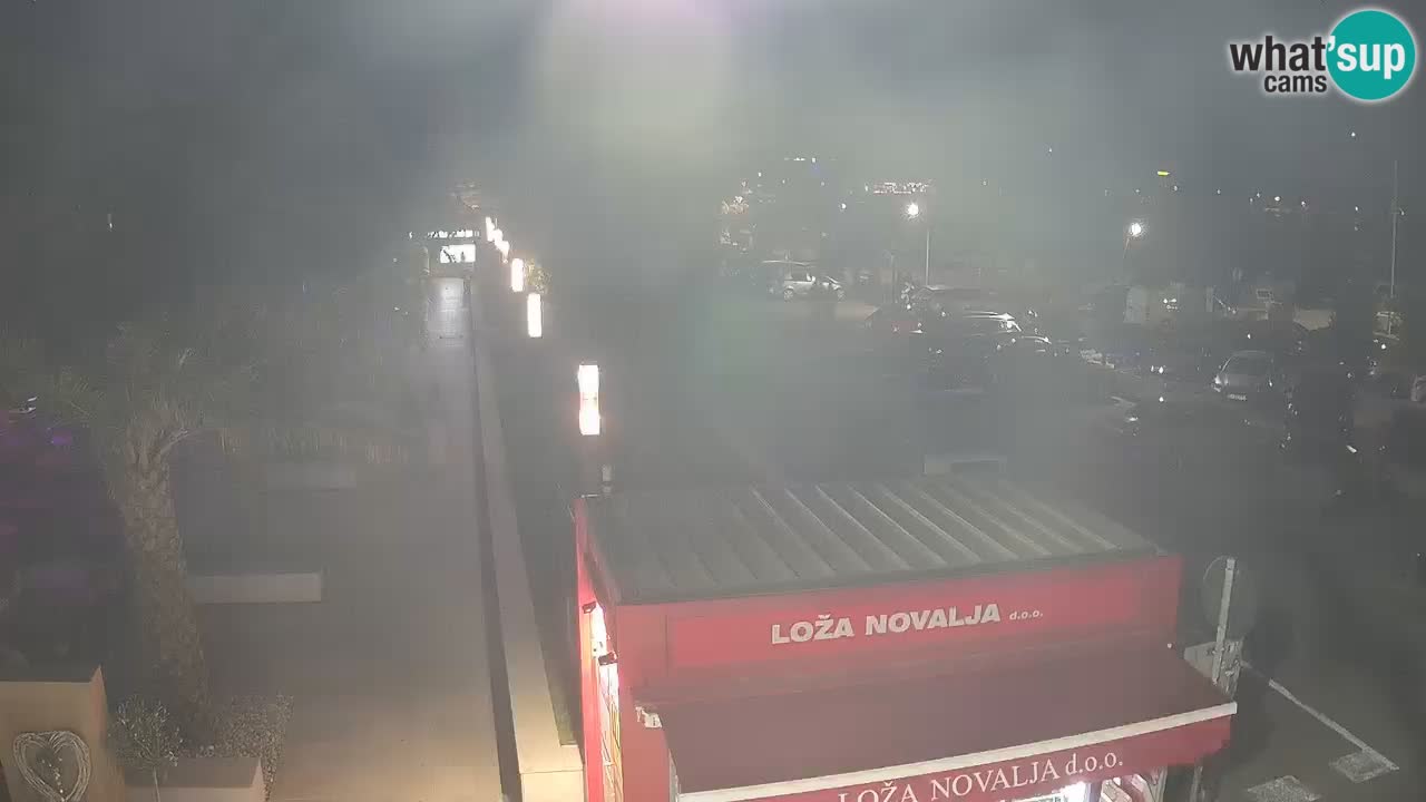 Webcam live Novalja – Obala Petra Krešimira IV