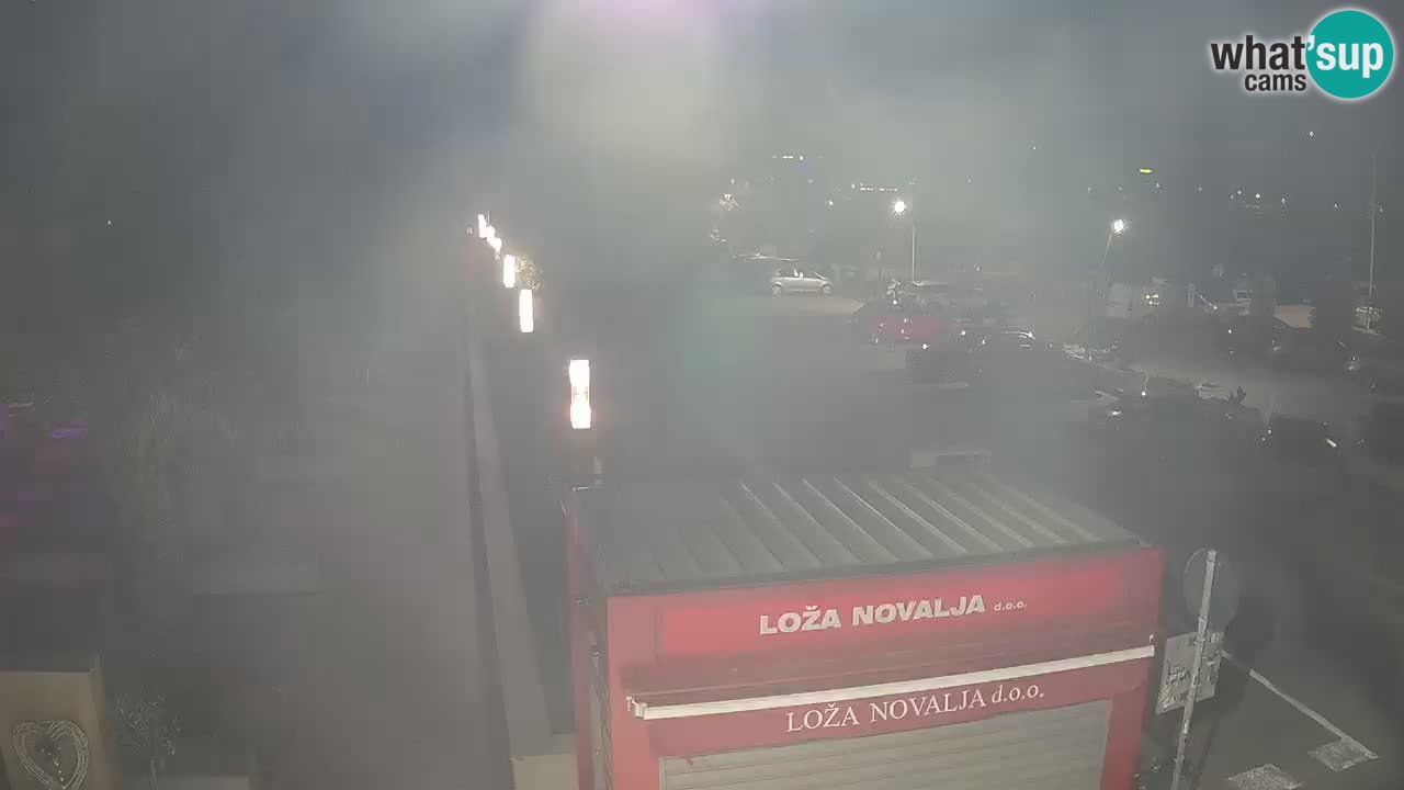 Live cam Novalja – Obala Petra Krešimira IV