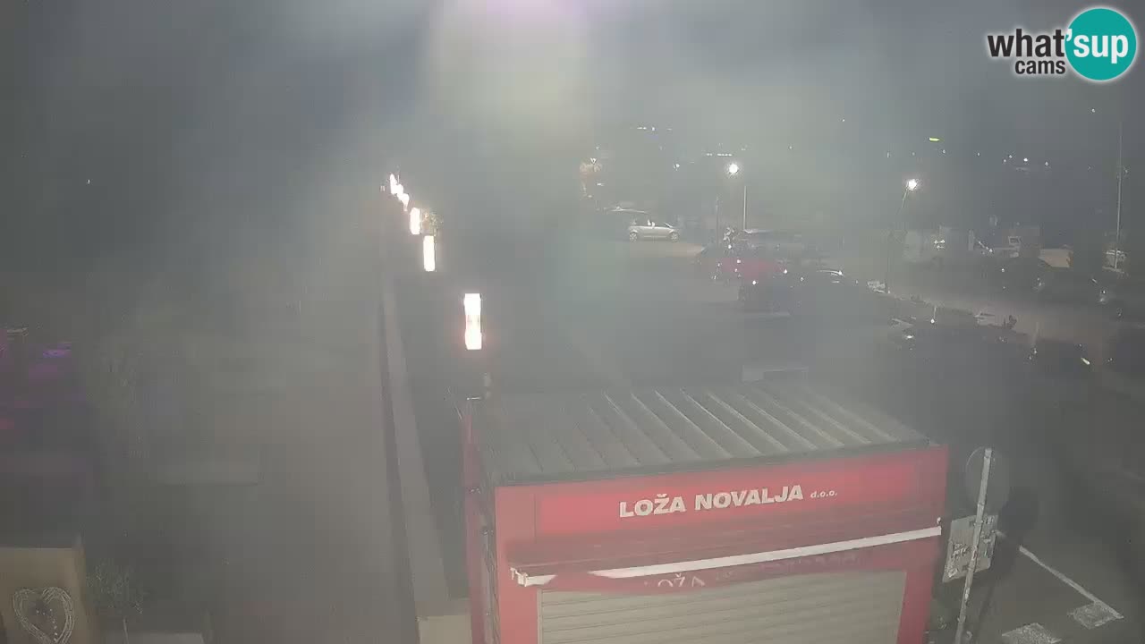 Live cam Novalja – Obala Petra Krešimira IV