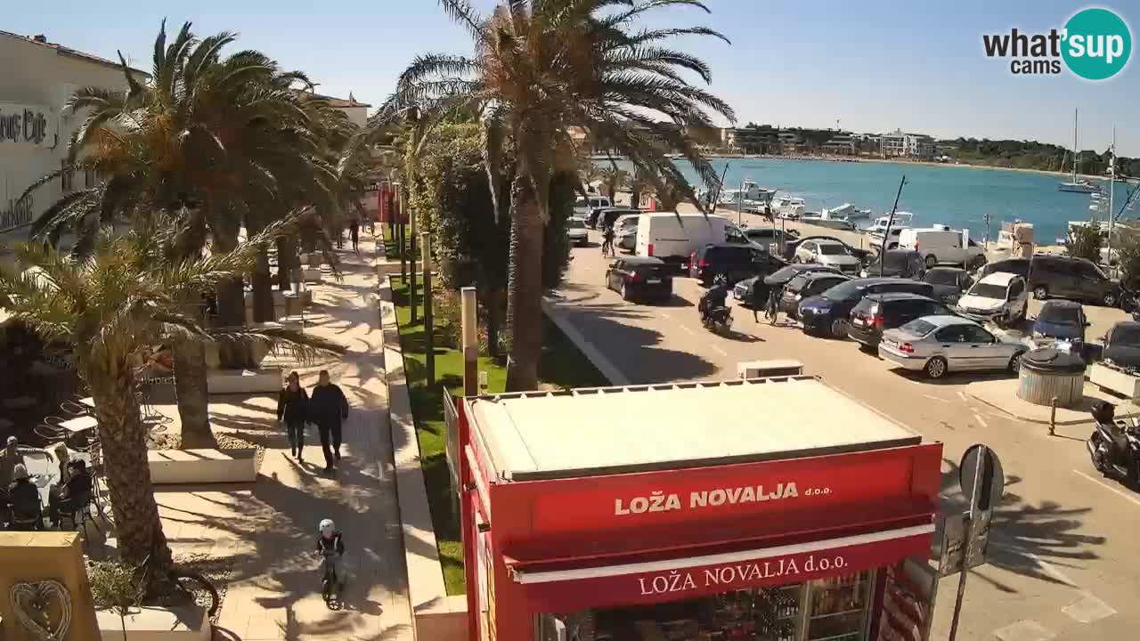 Live cam Novalja – Obala Petra Krešimira IV