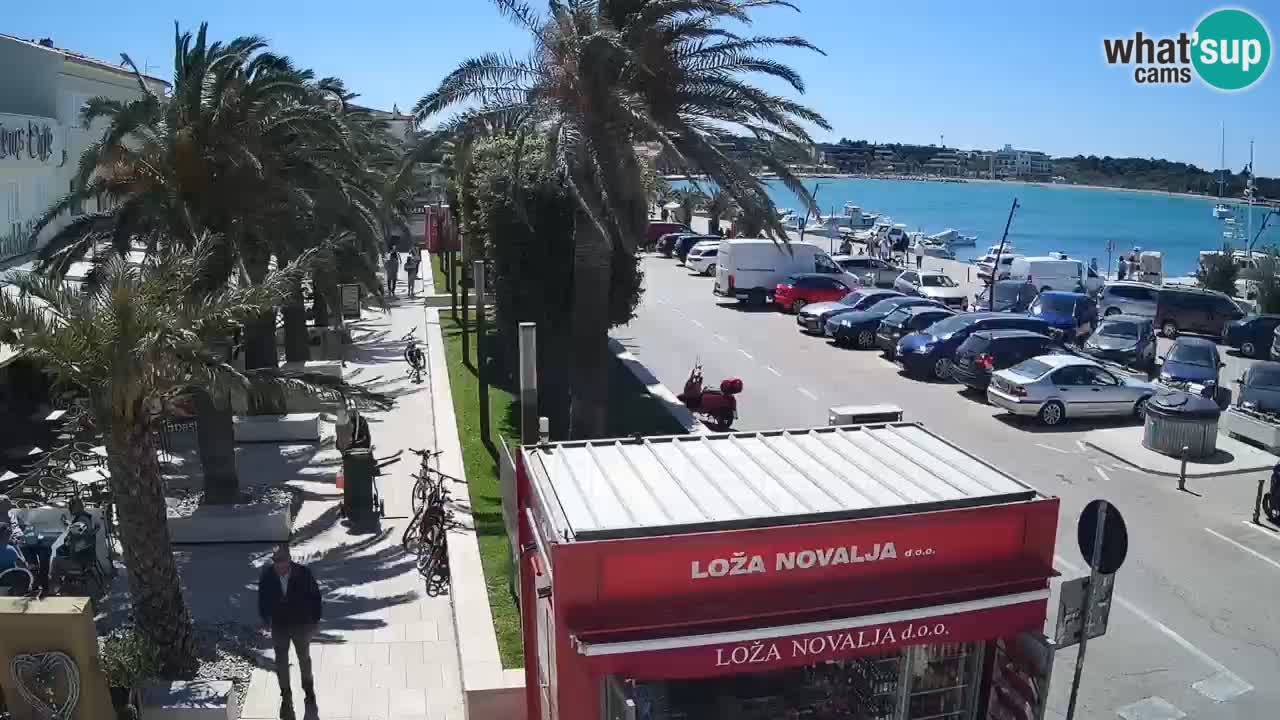 Live cam Novalja – Obala Petra Krešimira IV