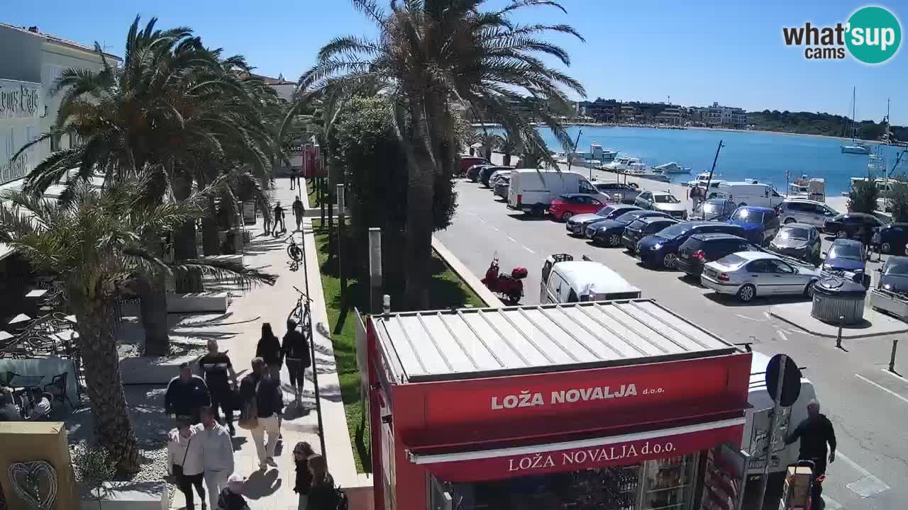Live cam Novalja – Obala Petra Krešimira IV