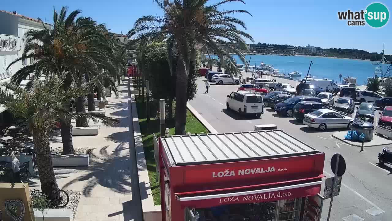 Live cam Novalja – Obala Petra Krešimira IV