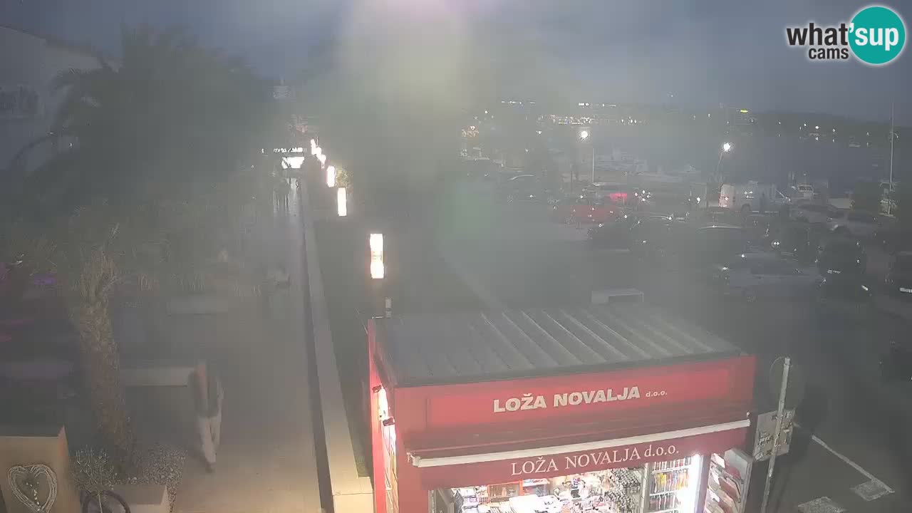 Live cam Novalja – Obala Petra Krešimira IV
