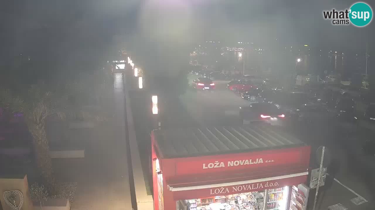 Webcam live Novalja – Obala Petra Krešimira IV