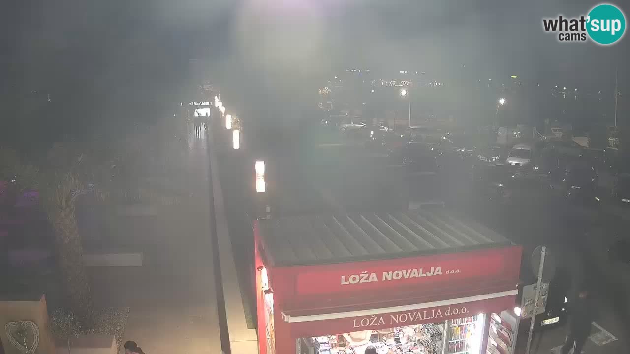 Live cam Novalja – Obala Petra Krešimira IV