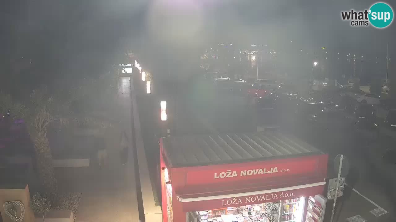 Webcam Novalja – Obala Petra Krešimira IV