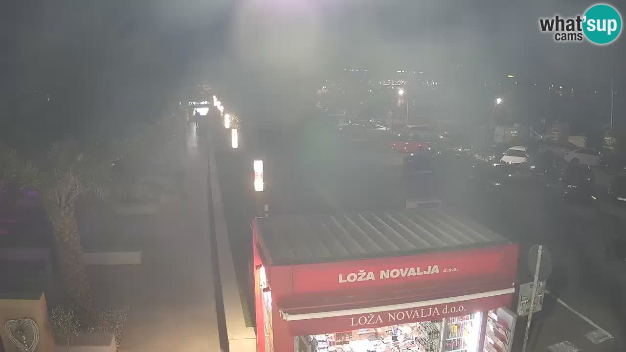 Live cam Novalja – Obala Petra Krešimira IV