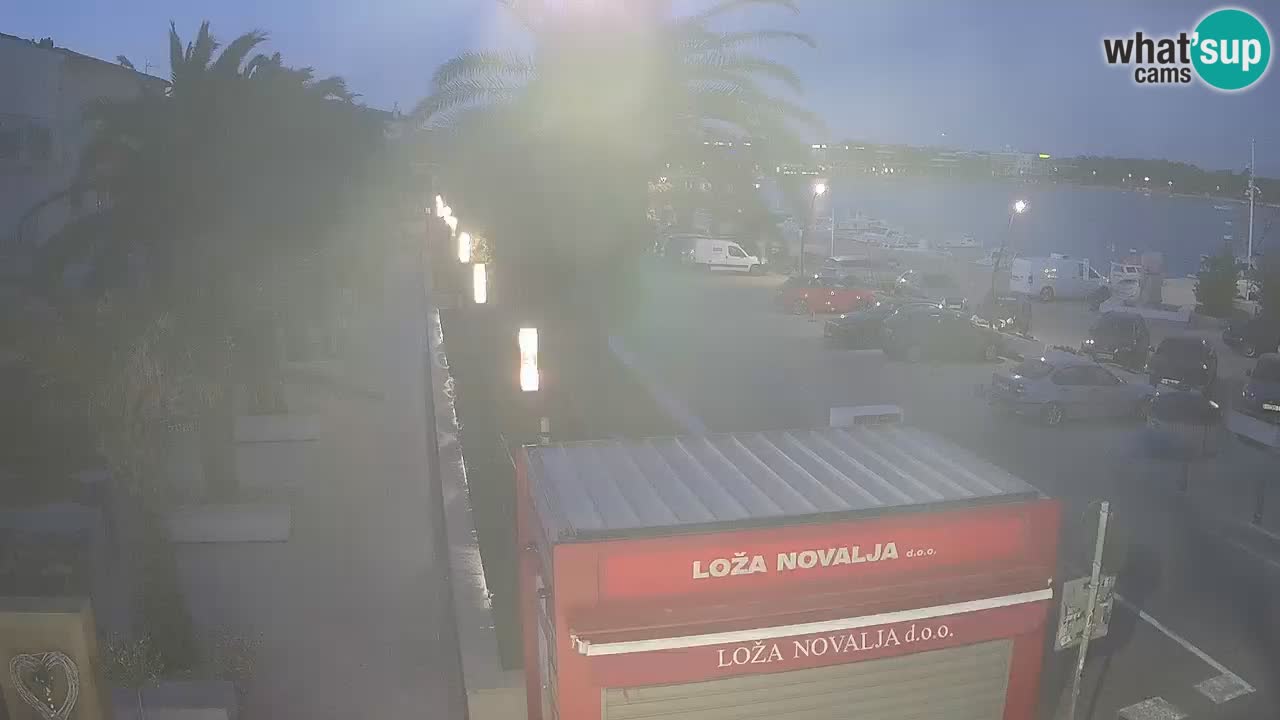 Live cam Novalja – Obala Petra Krešimira IV
