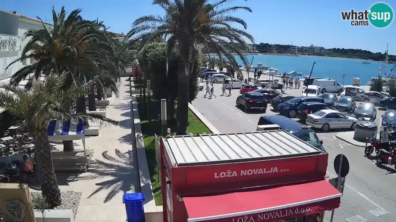 Webcam live Novalja – Obala Petra Krešimira IV