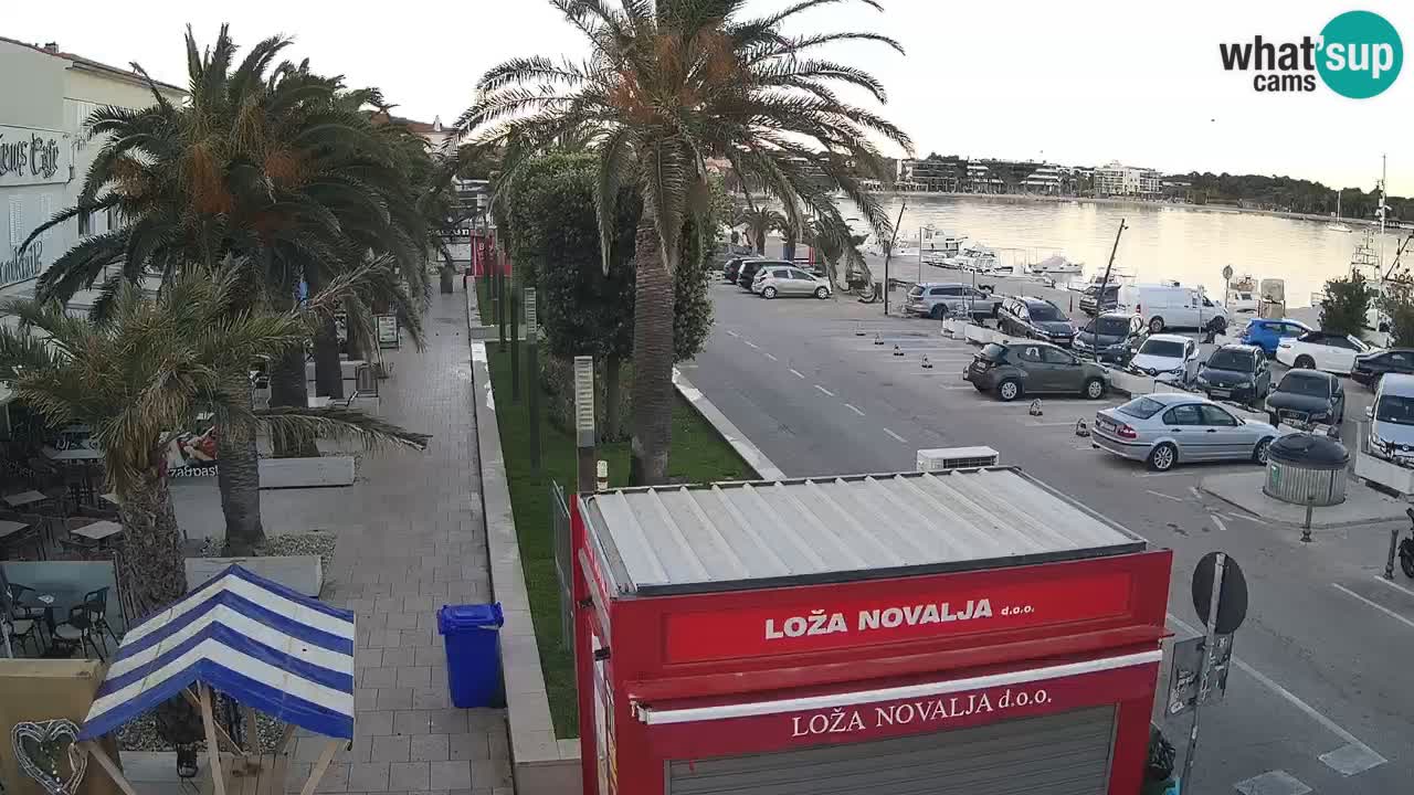 Live cam Novalja – Obala Petra Krešimira IV