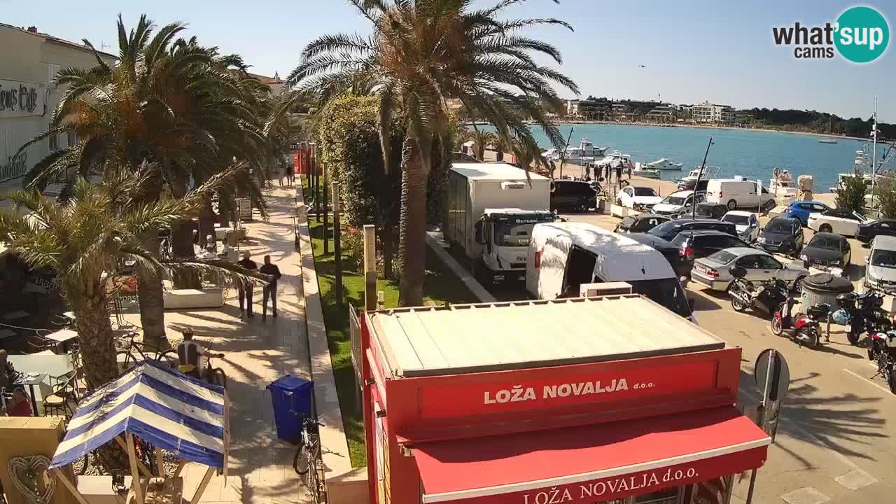 Live cam Novalja – Obala Petra Krešimira IV