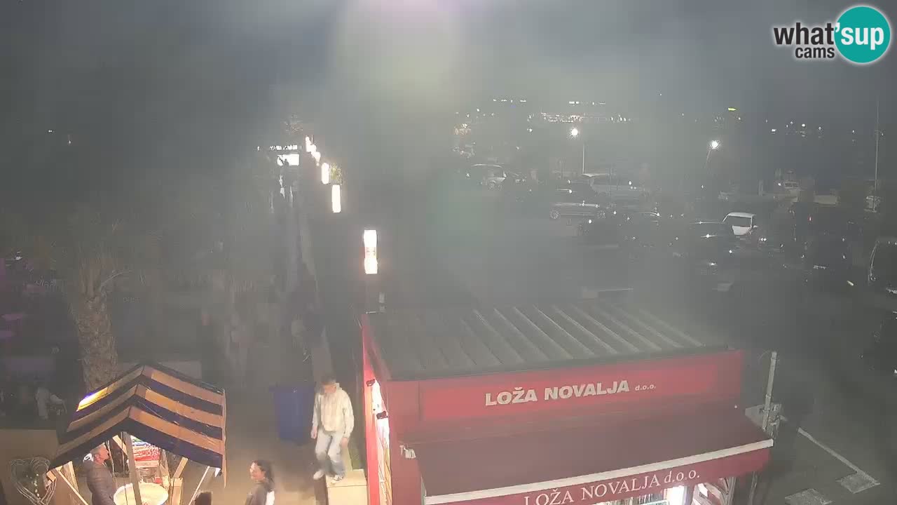 Live cam Novalja – Obala Petra Krešimira IV