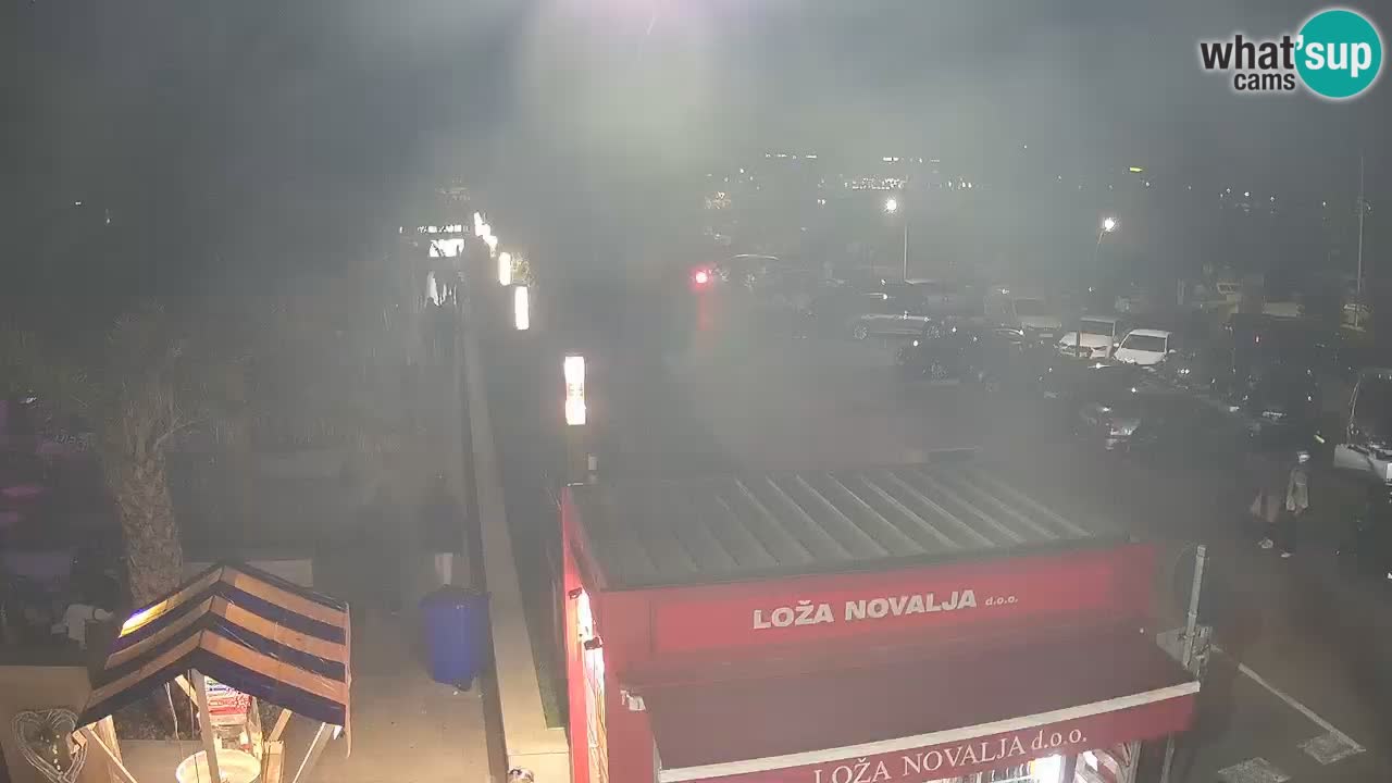 Camera en diecto Novalja – Obala Petra Krešimira IV