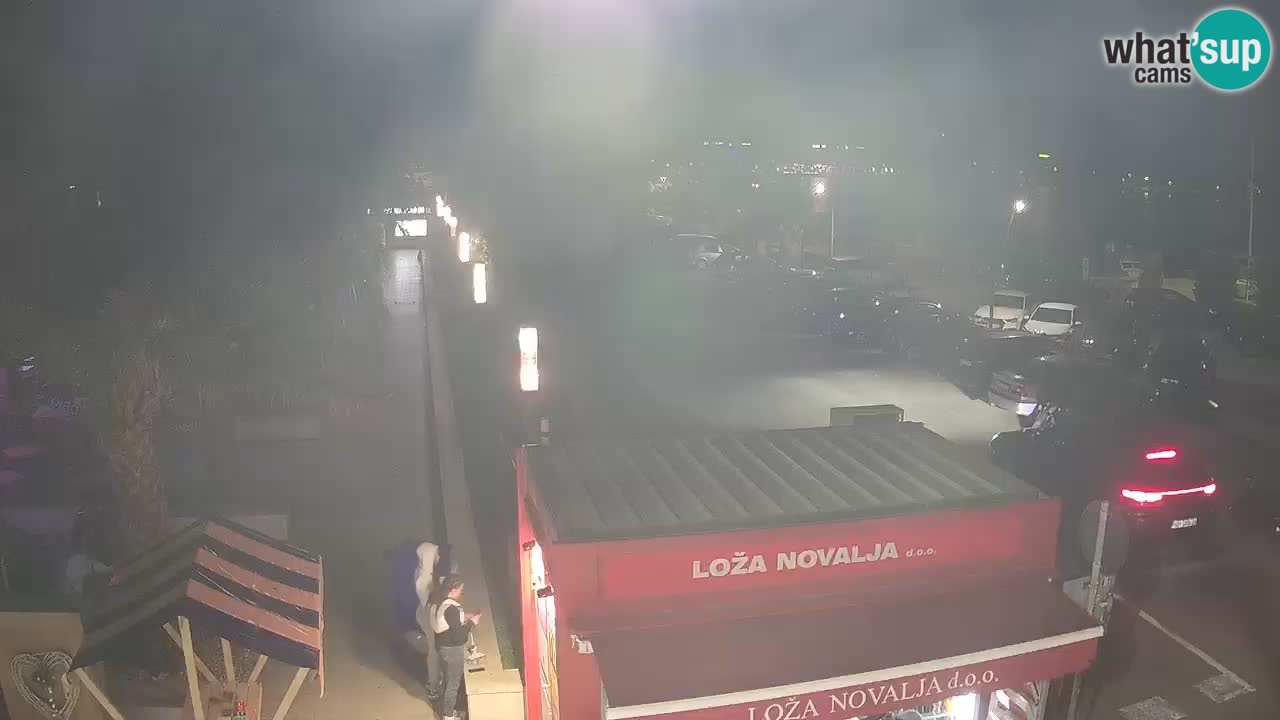 Live cam Novalja – Obala Petra Krešimira IV