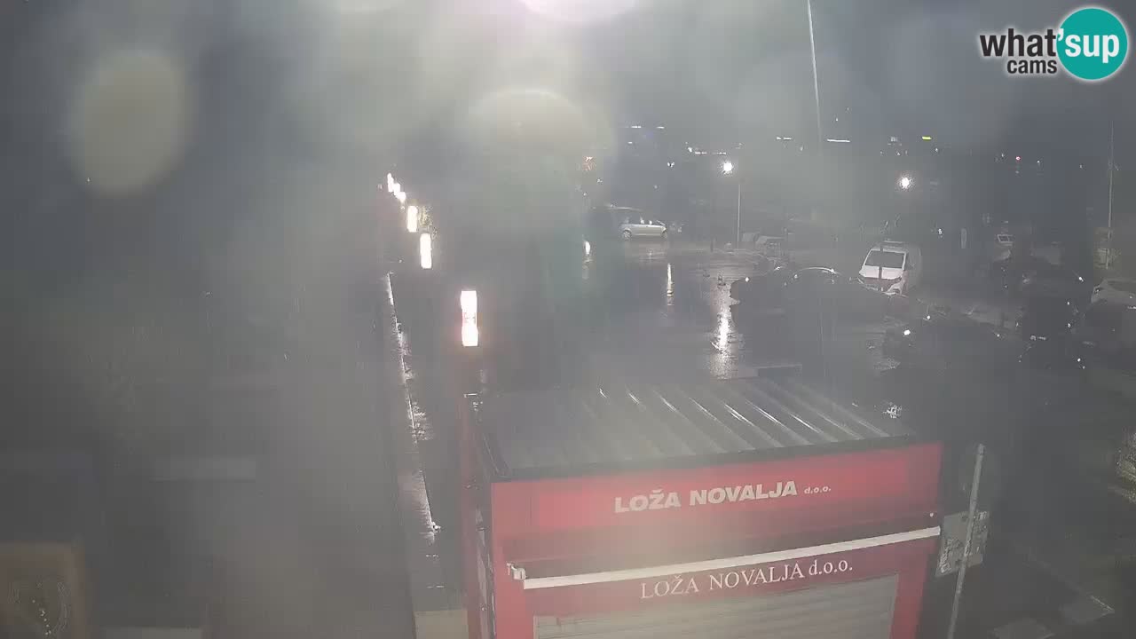 Camera en diecto Novalja – Obala Petra Krešimira IV