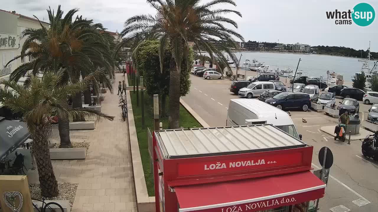 Live cam Novalja – Obala Petra Krešimira IV