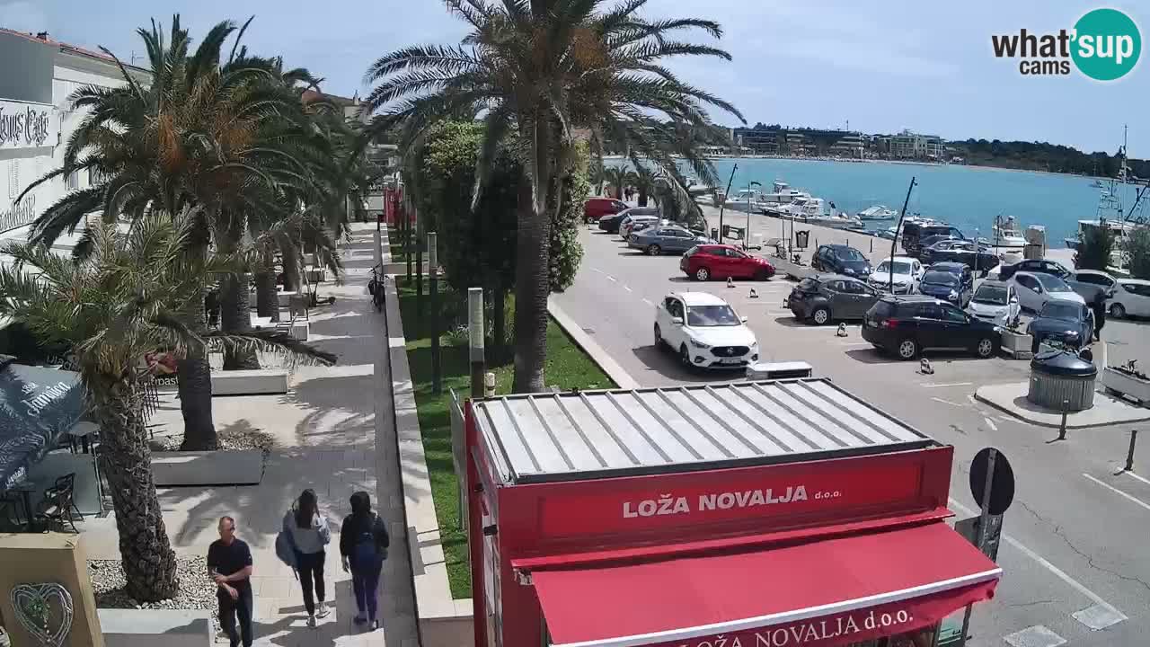 Live cam Novalja – Obala Petra Krešimira IV
