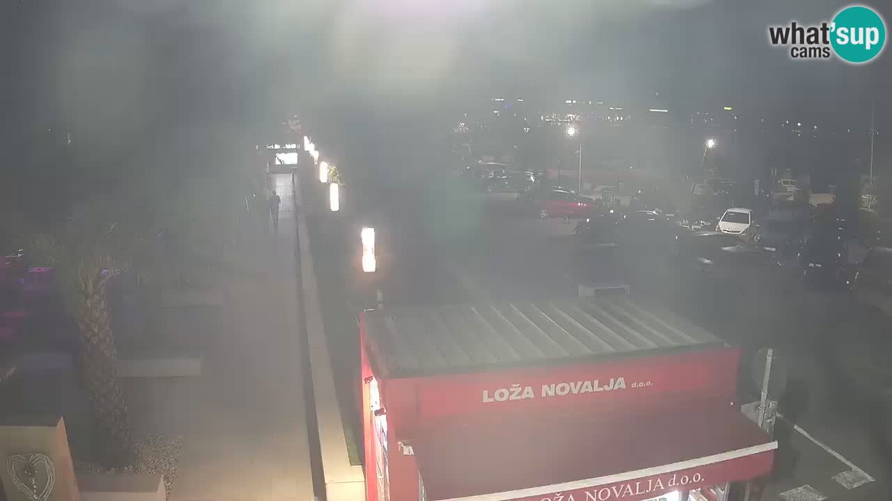 Camera en diecto Novalja – Obala Petra Krešimira IV