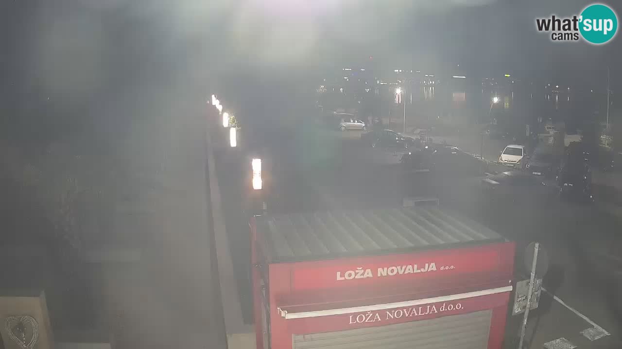 Web kamera Novalja – Obala Petra Krešimira IV