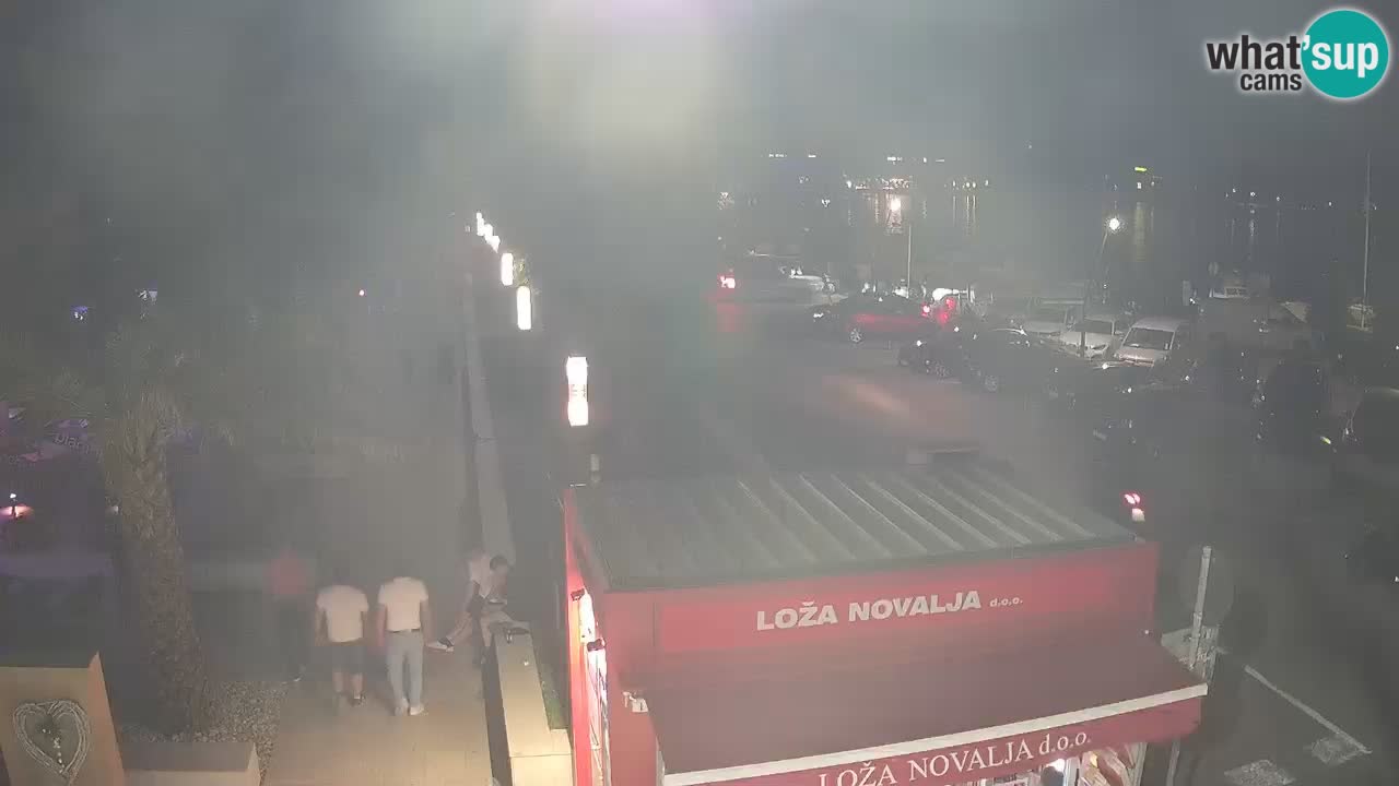 Live cam Novalja – Obala Petra Krešimira IV