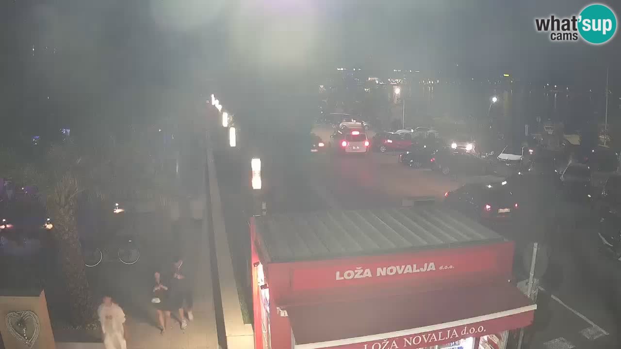 Web kamera Novalja – Obala Petra Krešimira IV