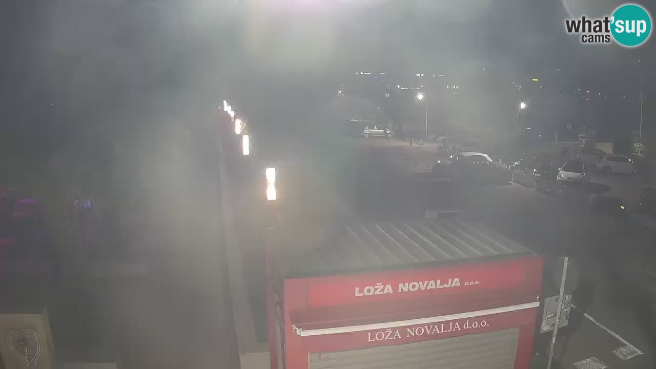 Camera en diecto Novalja – Obala Petra Krešimira IV