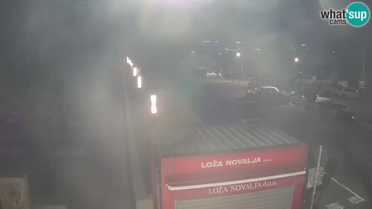 Camera en diecto Novalja – Obala Petra Krešimira IV