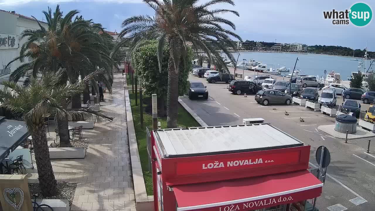 Web kamera Novalja – Obala Petra Krešimira IV
