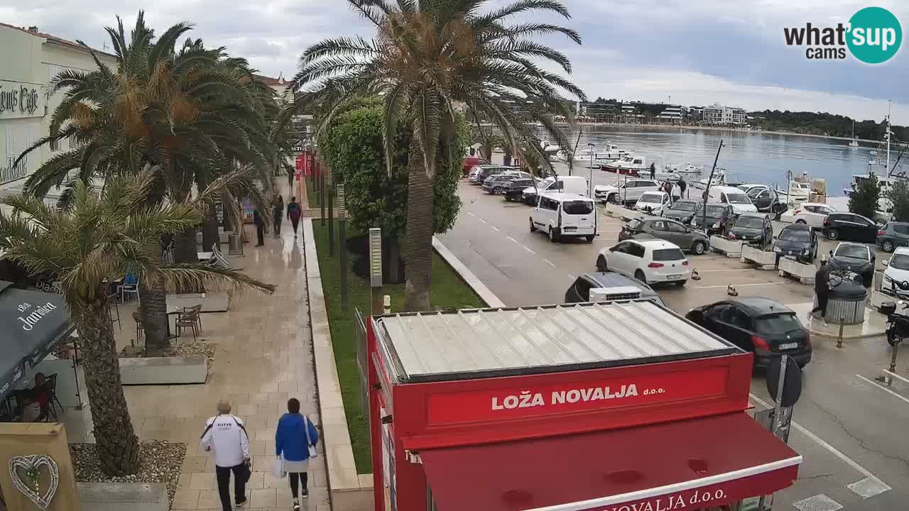 Live cam Novalja – Obala Petra Krešimira IV