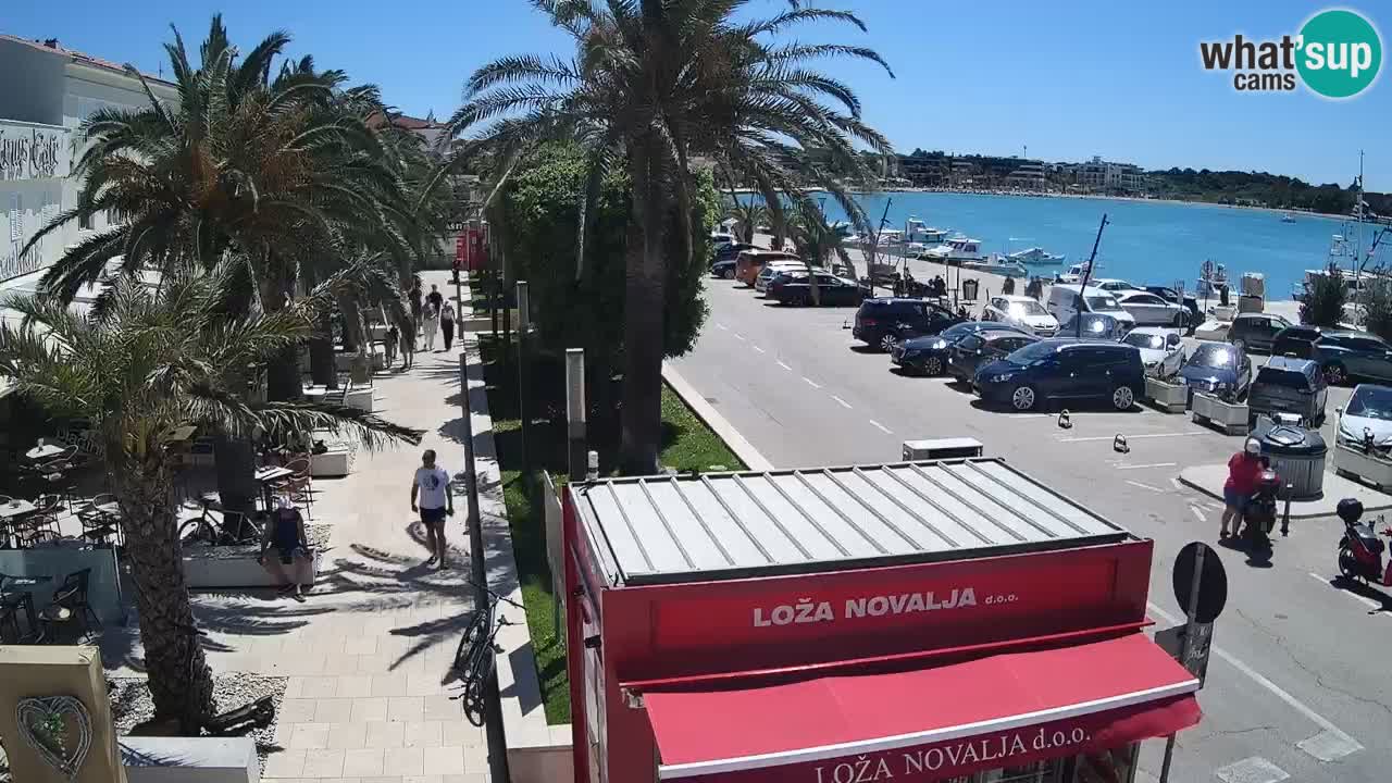Live cam Novalja – Obala Petra Krešimira IV