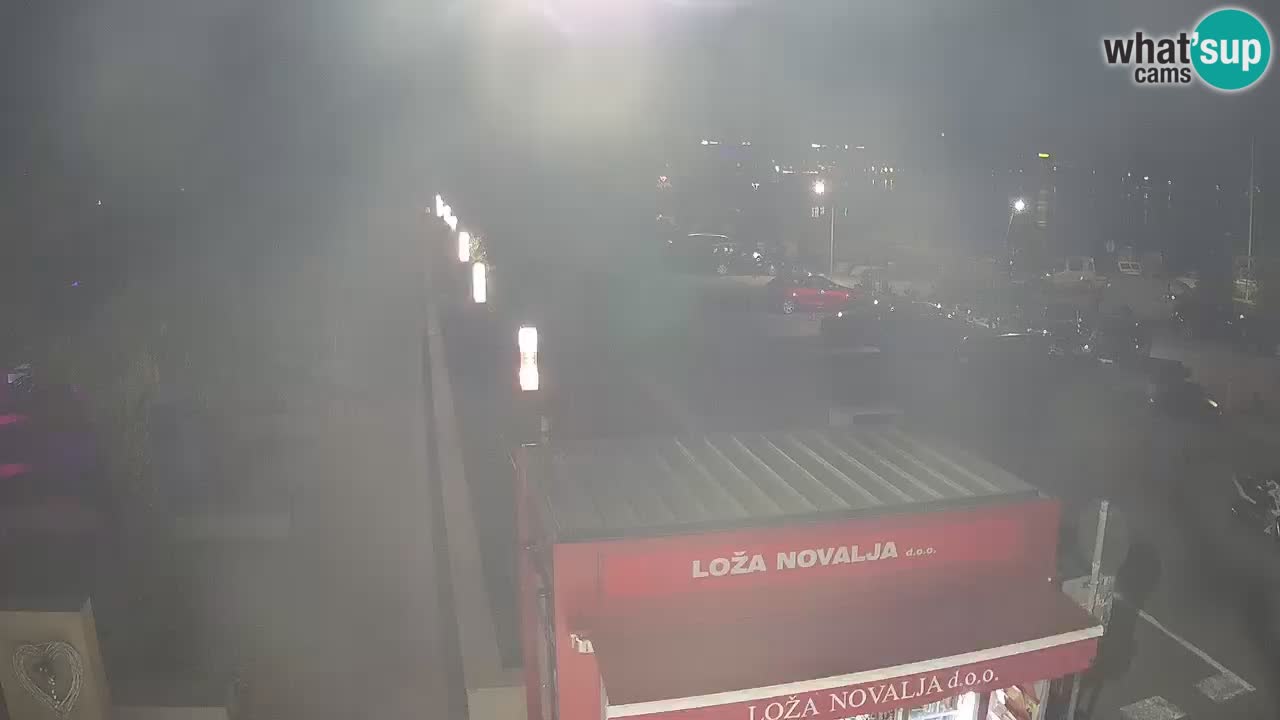 Live cam Novalja – Obala Petra Krešimira IV