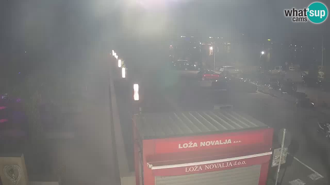 Camera en diecto Novalja – Obala Petra Krešimira IV