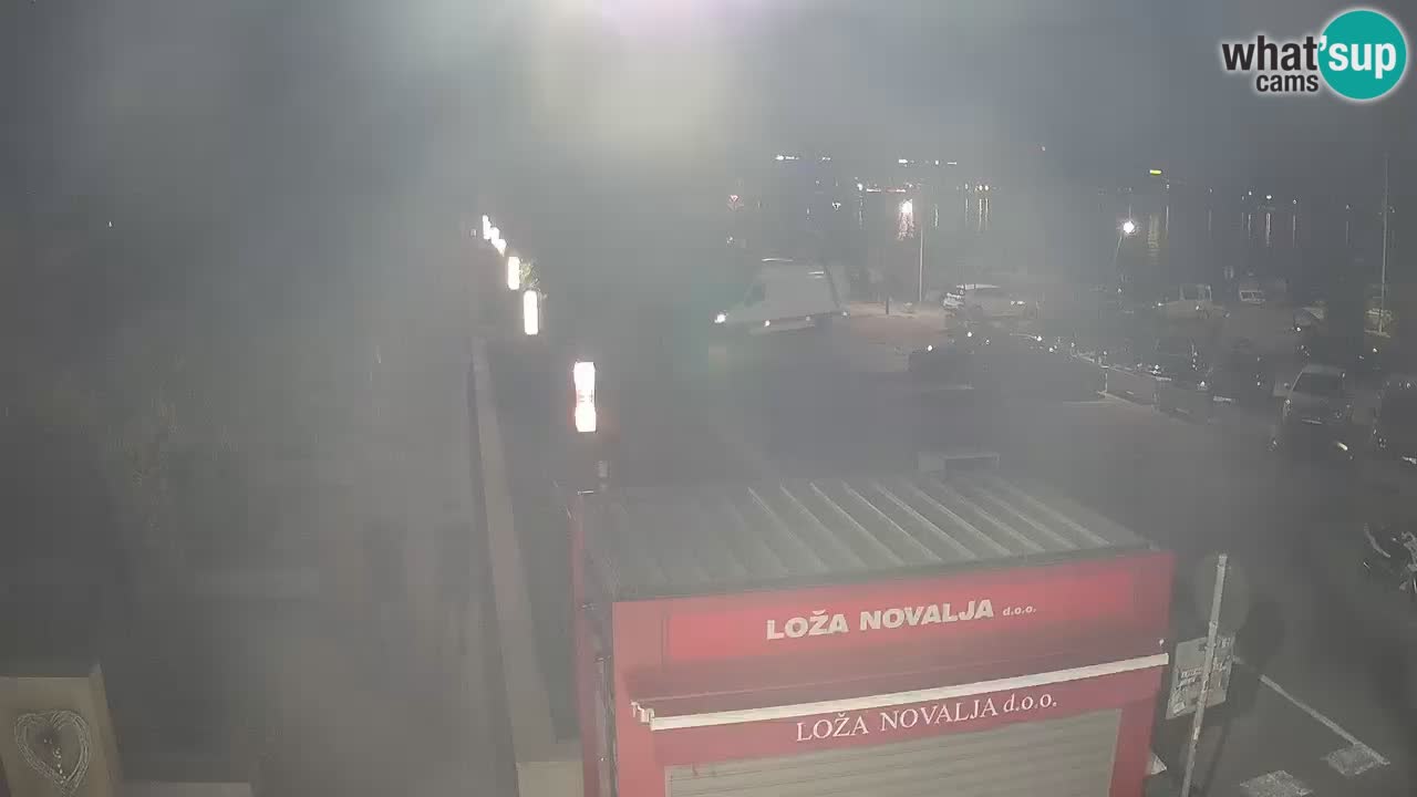 Web kamera Novalja – Obala Petra Krešimira IV