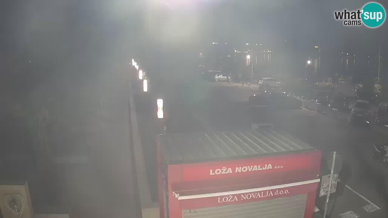 Web kamera Novalja – Obala Petra Krešimira IV