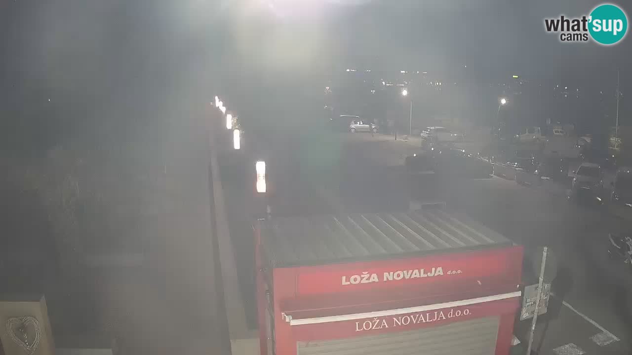 Live cam Novalja – Obala Petra Krešimira IV