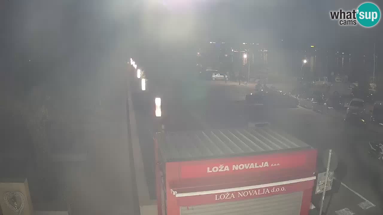 Webcam live Novalja – Obala Petra Krešimira IV