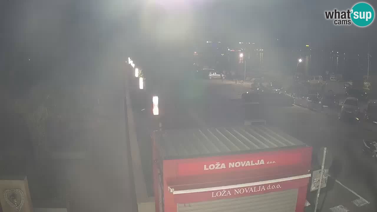 Camera en diecto Novalja – Obala Petra Krešimira IV