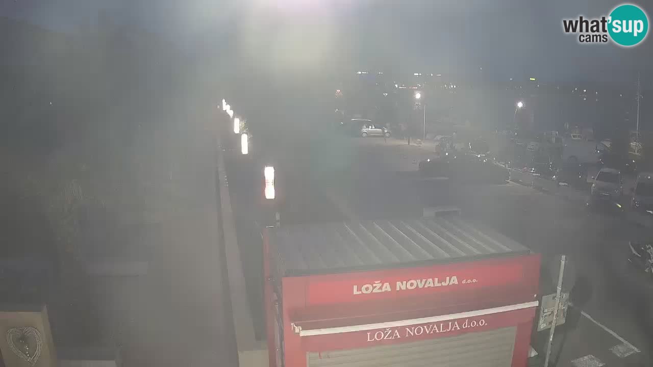 Camera en diecto Novalja – Obala Petra Krešimira IV