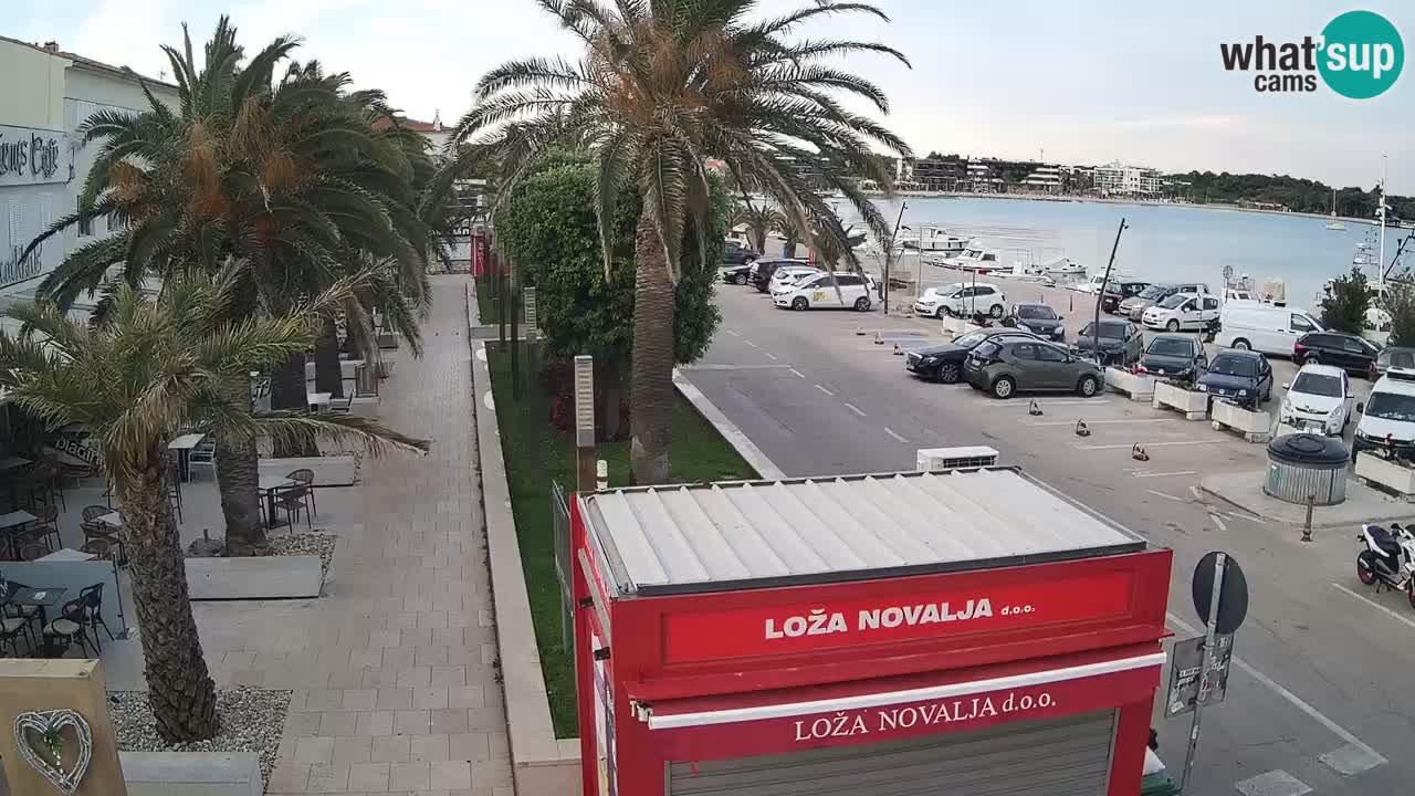Live cam Novalja – Obala Petra Krešimira IV