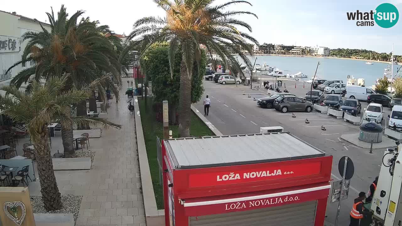 Live cam Novalja – Obala Petra Krešimira IV
