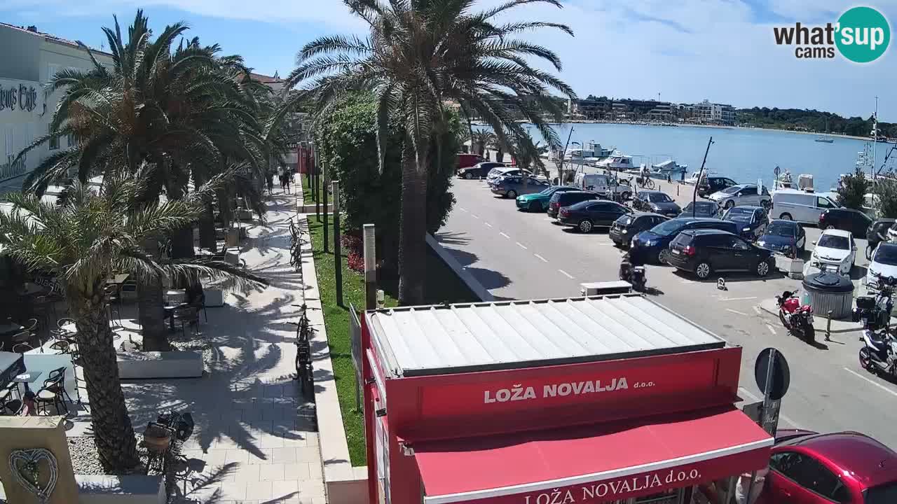 Web kamera Novalja – Obala Petra Krešimira IV
