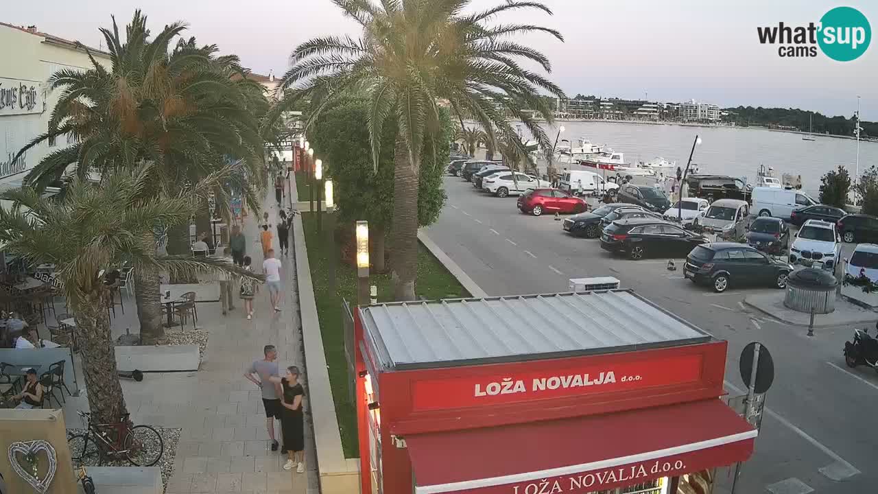 Live cam Novalja – Obala Petra Krešimira IV