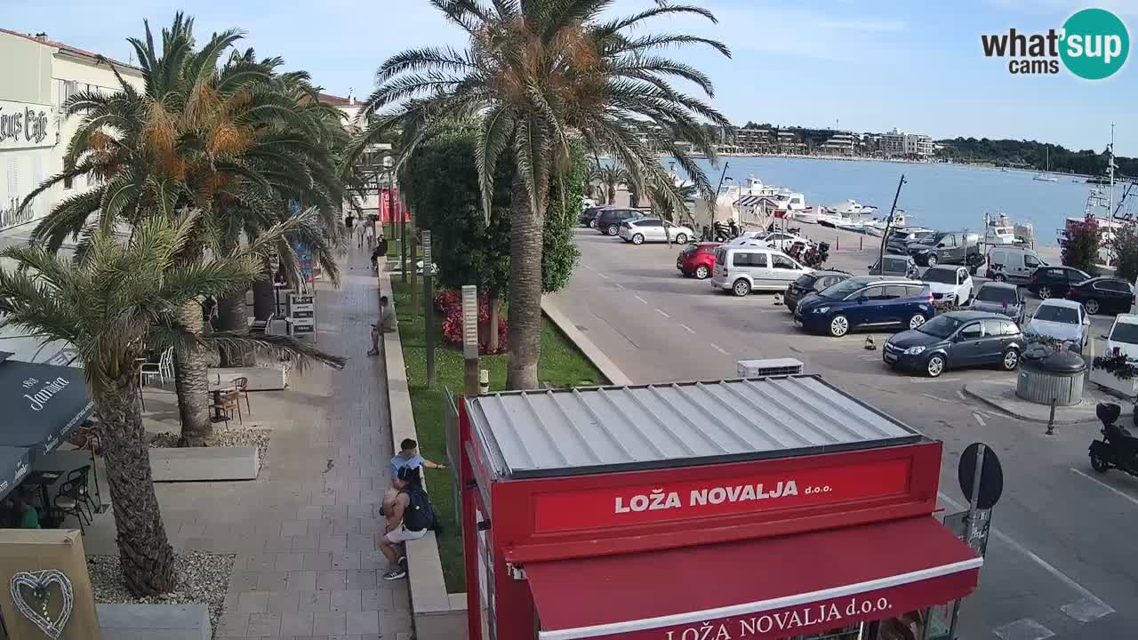Live cam Novalja – Obala Petra Krešimira IV